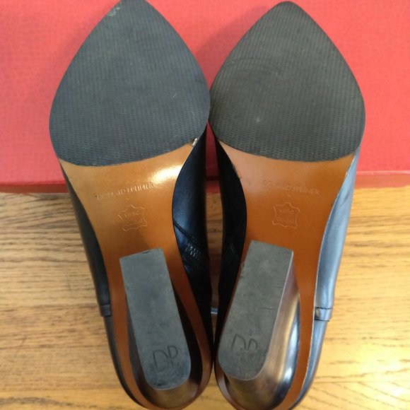 Donald J. Pliner "Vaughn W-5" Black Water Snake Leather Boot Size 8 - Picture 8 of 16